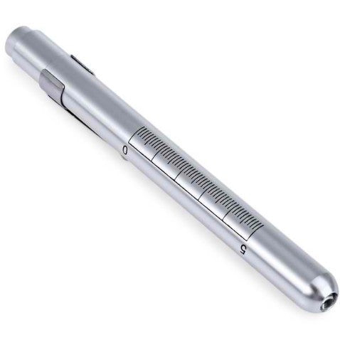 Mini Medical Flashlight Silvery Pen Light