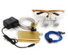 Dental Glasses 3.5X 420mm +LED Head Light Lamp