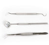 Mirror Probe Plier Tweezers Teeth Cleaning Equipment