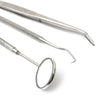 Mirror Probe Plier Tweezers Teeth Cleaning Equipment